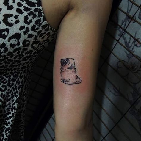 Pug Tatoos, French Bulldog Tattoo, Pug Tattoo, Bulldog Tattoo, Tattoo Parlors, Baby Tattoos, Dog Tattoo, Dog Tattoos, Couple Tattoos