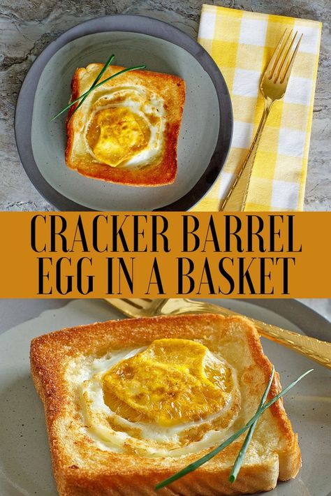 Egg In A Basket, Copycat Cracker Barrel, Eggs Basket, Eggs In A Basket, Eggs Breakfast, Healthy Recipes Easy Snacks, Eggs Recipe, Weekend Breakfast, Best Breakfast Recipes