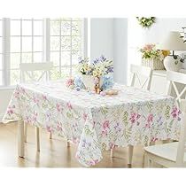 Purple Wild Flowers, Vinyl Table Covers, Hydrangea Pink, Wildflower Fields, Oval Tablecloth, Flowers Easy, Summer Dining, Outdoor Tablecloth, Vinyl Tablecloth