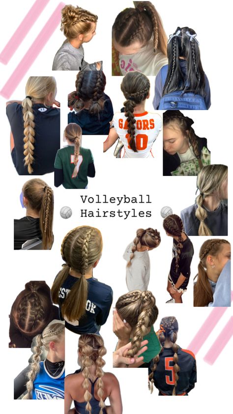 Scrunchie Bun, Hairstyle Hacks, Cute Volleyball Hairstyles, Cute Sporty Hairstyles, Winter Hairstyle, Soccer Hairstyles, Soccer Hair, Preppy Hairstyles, Basketball Hairstyles