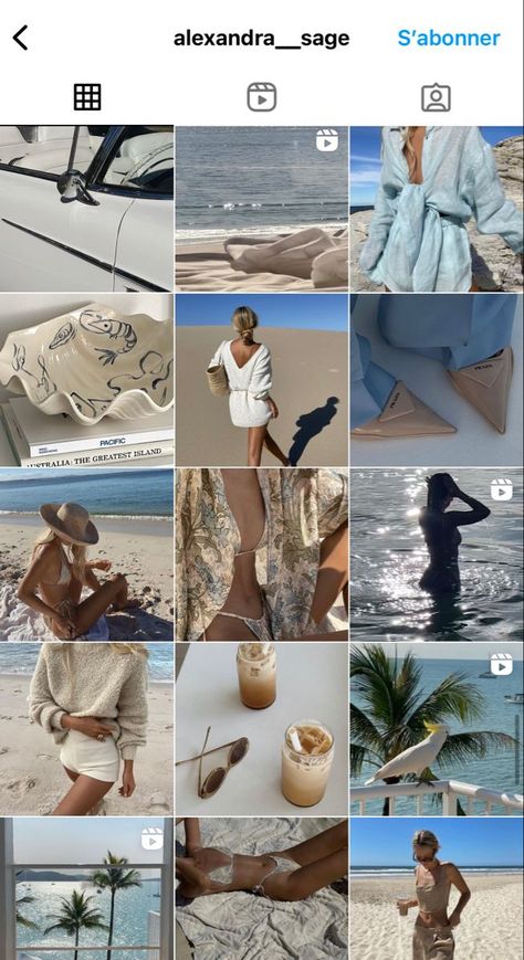 summer feed Aesthetic Summer Instagram Feed, Blue And White Instagram Feed, Summer Feed Aesthetic, Coastal Instagram Feed, Beach Content Ideas, Summer Asthetics Photos, Blue Instagram Aesthetic, Blue Instagram Theme, Insta Aesthetic Profile