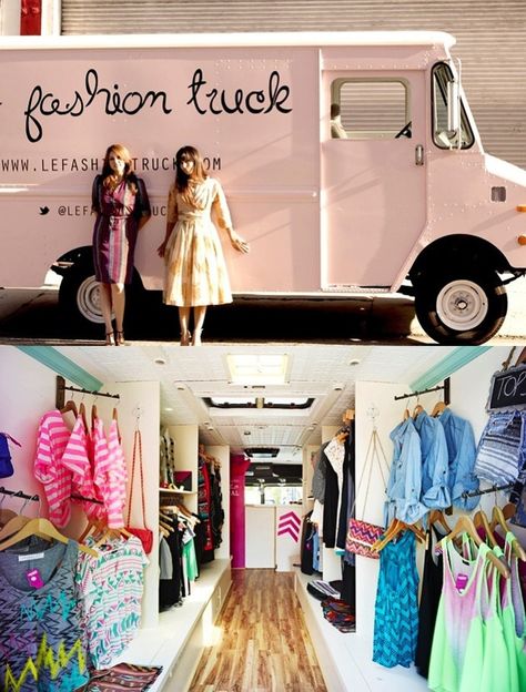 FashionTruck-LeFashionTruck-LA Mobile Fashion Truck, Fashion Truck, Store Concept, Mobile Store, Deco Studio, Mobile Business, Mobile Boutique, Mobile Shop, Retail Space