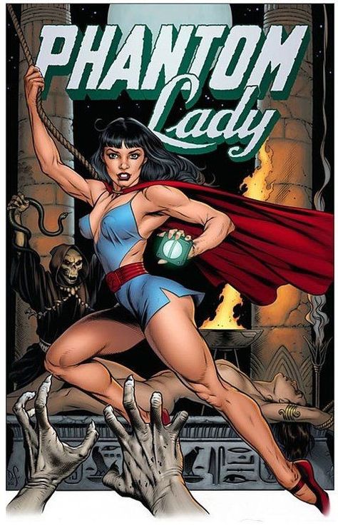 Phantom Lady, Dave Stevens, Golden Age Comics, Female Superhero, Superhero Characters, Comics Girl, Comic Book Covers, Comic Book Artists, Dc Superheroes