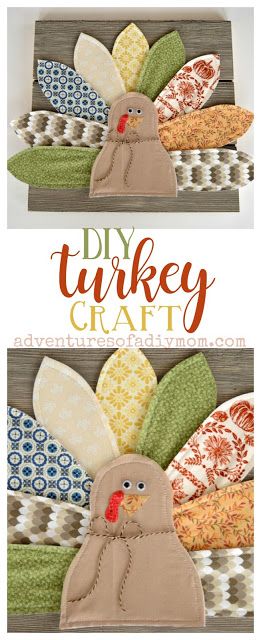 DIY Thanksgiving Home Decor - Fabric Turkey Craft for Adults Turkey Bingo, Turkey Diy Crafts, Thanksgiving Fabric, Fabric Turkey, Turkey Decorations, Diy Thanksgiving Decor, Thanksgiving Goodies, Diy Turkey, Thanksgiving Home Decor