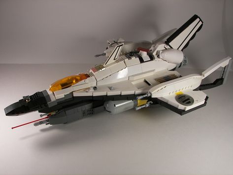 SSF-X01 | I wanted to make a near-future space fighter that … | Flickr Lego Space Fighter, Spaceship Ideas, Lego Aircraft, Lego Plane, Lego Designs, Space Fighter, Future Space, Lego Spaceship, Engineering Humor