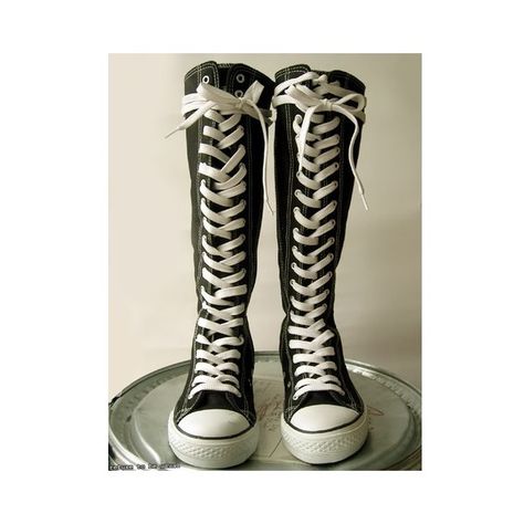 0 Converse Boot, Punk Rock Men, White Sneaker Boots, Knee High Converse, Converse Boots, Punk Shoes, Cheap Sneakers, Punk Boots, Flat Boots