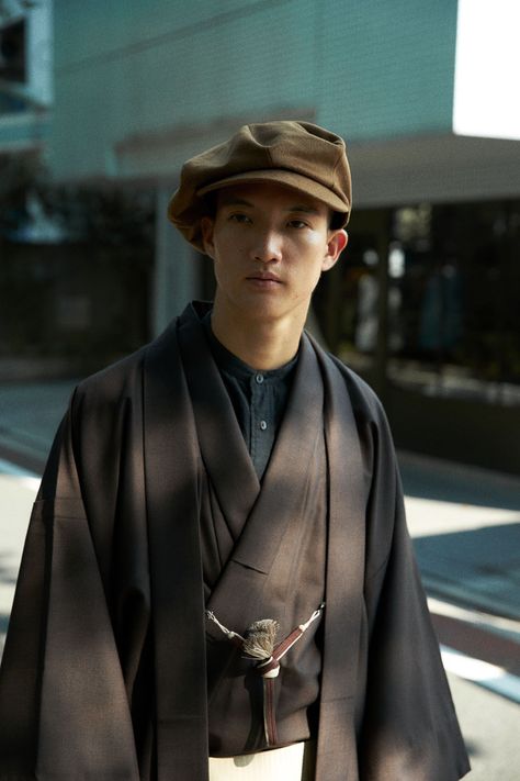 Japanese Mens Fashion, Japanese Traditional Clothes, Japanese Traditional Clothing, Modern Kimono, Male Kimono, 일본 패션, Concept Clothing, Clothes Men, Traditional Clothes