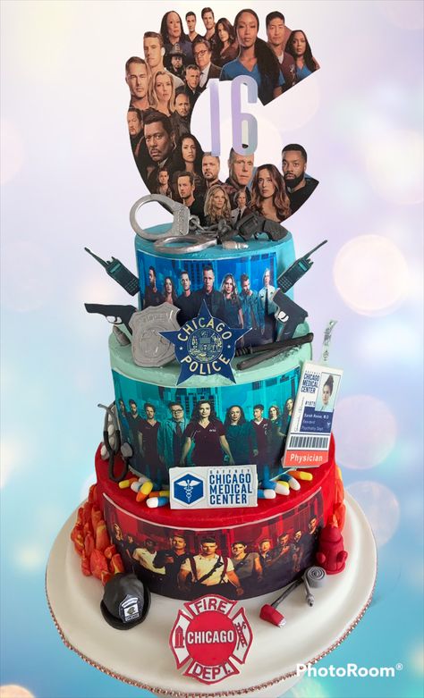 #chicagofire #chicagomed #chicagopd #cake #cakeideas #cakedecoratingideas #cakesofinstagram #cakestagram #cakeart Chicago Fire Shay, Chicago Fire Gabby, Chicago Fire Cast, Chicago Fire Stella And Severide, Kelly Severide Chicago Fire, Fire Cake, Chicago Crossover, Chicago Fire Dawsey, Stitch Cake