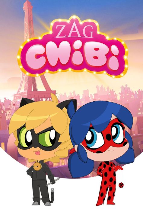 The Miraculous Zag Chibi series is a special comedy mini-series produced in 2D, inspired by the main show, Miraculous: Tales of Ladybug and Cat Noir.12 The series consists of 90-second slapstick comedic shorts, with no dialogue.3 It premiered on August 31, 2018, on the official Miraculous Chibi YouTube channel4 and later premiered on September 2018 on TV. On April 11, 2021, the shorts premiered on Disney Channel US & The DisneyNOW App.5 1 Description 2 Characters 3 Webisodes 4 Trivia 5 Gallery Ladybug Cat Noir, Ladybug And Cat Noir, Miraculous Wallpaper, Cat Noir, Lady Bug