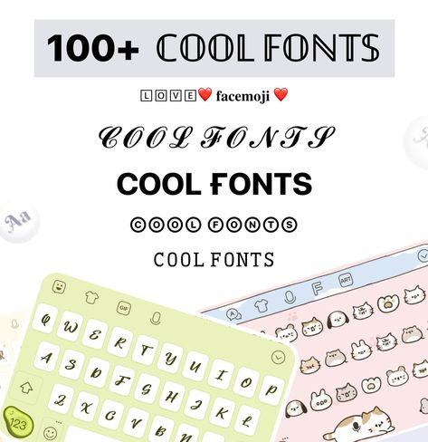 Download Facemoji for customized keyboards, cool fonts, and stickers Font Keyboard, Emoji Generator, Hex Codes, Social Media Tool, Text Art, Instagram Bio, Social Platform, Kate Moss, Cool Fonts