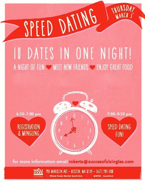 SpeedDating at Whole Foods Market South End Tickets, Boston | Eventbrite Speed Dating Poster, Speed Dating Event Ideas, Speed Dating Event, Couple Event, Campus Events, Event Graphics, Creative Flyer Design, Graphic Design Flyer, Flyer Design Inspiration