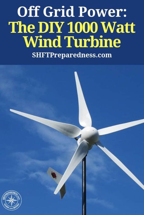 How To Build An Impressive 1000 Watt Wind Turbine — 1000 watts is great power for any home. This turbine help charge the battery bank that powers our offgrid home. It's a permanent magnet alternator, generating 3 phase ac, rectified to dc, and fed to a charge controller. Wind Turbine Diy, Wind Power Generator, Water Turbine, Off Grid System, Wind Turbine Generator, Off Grid Power, Wind Generator, Off Grid Solar, Power Generator