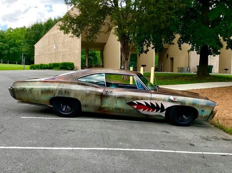 Looks like a '68 Impala Hot Rod Autos, To Fast To Furious, Rat Rod Trucks, Rat Rod Cars, Rat Look, Rat Rods Truck, Rat Bike, Custom Muscle Cars, Old Car