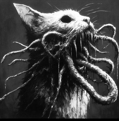 Annihilation Bear, Obsession Art, Horror Spider, Horror Artwork Illustrations, Scary Creatures, Skull Monster, Lovecraft Monsters, Pub Wall Decor, Cthulhu Art