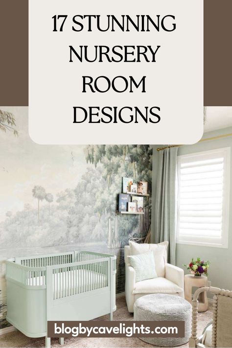 stunning nursery room designs Grey Nursery Ideas, Unique Nursery Themes, Stunning Nursery, Vintage Baby Rooms, Nursery Room Ideas, Round Cribs, Blush Pink Nursery, Wood Crib, Wooden Cribs