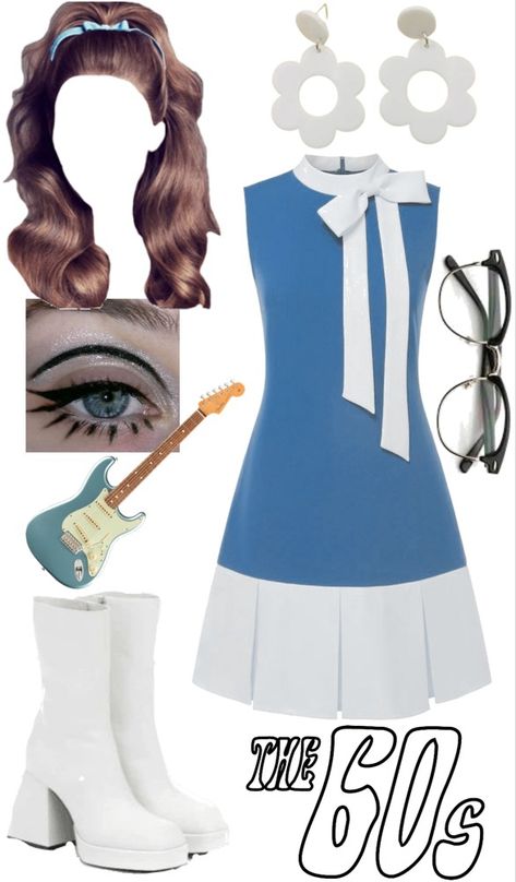 60s Era Fashion, Casual 60s Outfits, Priscilla Presley Inspired Outfits, Hairspray Outfits, 60s Outfits Aesthetic, 60 Fashion 60s Style, 60s Outfits For Women, 60s Outfit Ideas, 60s Aesthetic Outfit