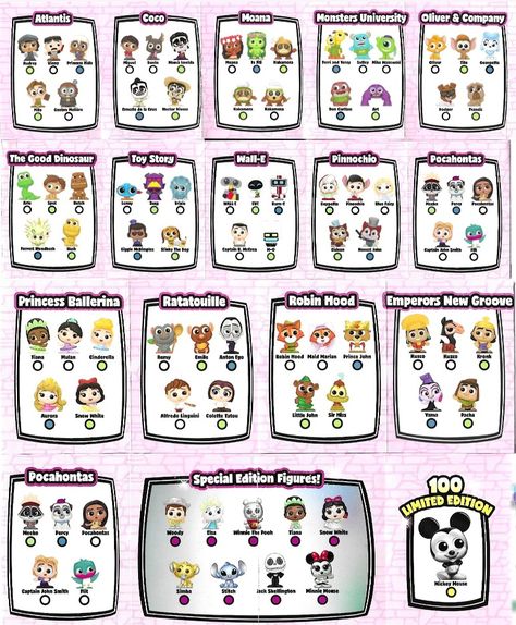 Disney Doorables Checklists, Doorables Checklist, The Good Dinosaur Toys, Kawaii Merch, Disney Funko Pop, Star Wars Funko Pop, Marvel Funko Pop, Disney Princess Comics, Best Funko Pop