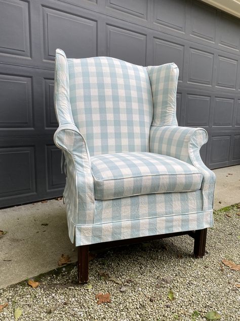 Morris Homes, Custom Slipcovers, Abandoned Houses, Slipcovers, Accent Chairs, Upholstery, Pastel, Fabric, Furniture