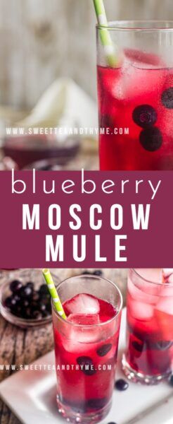 Blueberry Mule, Blueberry Moscow Mule, Blueberry Simple Syrup, Cocktail Inspiration, Blueberry Vodka, Fresh Recipe, Alcoholic Drink Recipes, Moscow Mule Recipe, Moscow Mules