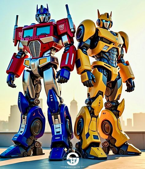 Transformers Bumblebee X Optimus Prime, Optimus Prime Printable, Bumblebee And Optimus Prime, Bumble Bee Transformer, Optimus Prime And Bumblebee, Transformers Prime Bumblebee, Optimus Prime Art, Optimus Prime Wallpaper Transformers, Optimus Prime Wallpaper