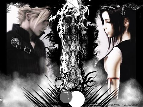 Cloud and Tifa Final Fantasy Vii Wallpaper, Final Fantasy Vii Cloud, Final Fantasy Cloud, Cloud And Tifa, Roblox Clothes, Advent Children, Final Fantasy Collection, Type Shi, Tifa Lockhart