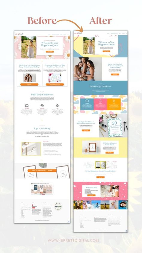 Website Design Inspiration Colors, Web Designs Layout Inspiration, Craft Website Design Inspiration, Weebly Website Design Inspiration, Fun About Me Website Page, Fun Colorful Website Design, Article Page Web Design, Website Quote Design, White Website Design Inspiration