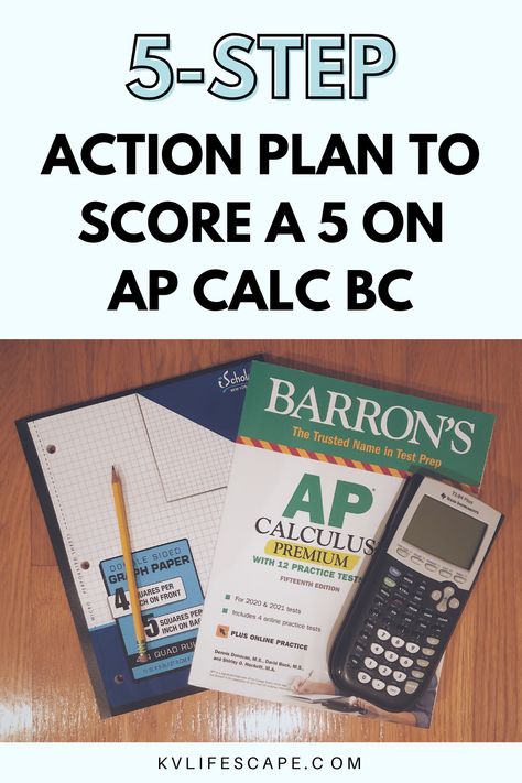 Want to ace the AP Calc BC exam? Of course you do! Click to read more about our student guide + 5-step action plan that'll help you score a 5 on the ap calculus exam in May! Plus other useful tips and resources! #calculus How To Study Calculus, Differential Calculus Notes, Limits Calculus, Ap Calculus Ab, Differential Calculus, Ap Calculus, Student Guide, Study Plan, Action Plan