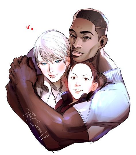 Detroit become human Kara, Luther and Alice By: rex-clypeus.tumblr.com Beach Day Hairstyles, Beach Braids, Day Hairstyles, Detroit Become Human, Pixie Bob, Bob Haircuts, Beach Day, Braids, Hairstyles