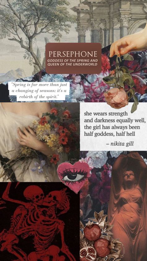 Persephone Pictures, The Persephone Woman, Goddess Of Spring Aesthetic, Persephone Goddess Costume, Persephone Spell, Persephone Meaning, Who Is Persephone, Persephone Nickname, Modern Persephone Aesthetic