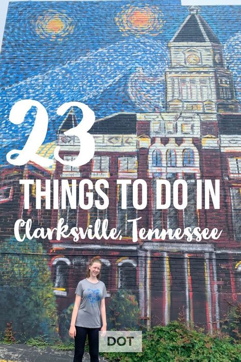 Have fun in Clarksville, Tennessee with these 23 things to do in Clarksville. Go for a bike ride, explore murals, family friendly and more! Things To Do In Clarksville Tn, Cades Cove Photography, Tennessee Adventures, Travel Tennessee, Tennessee Living, Visit Tennessee, Gatlinburg Vacation, Clarksville Tennessee, Vacation 2024