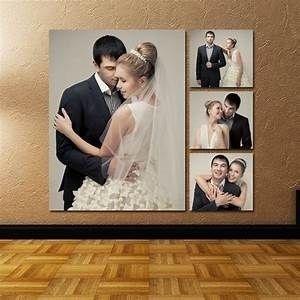 Photo Wall Displays, Wedding Photo Wall Display, Wall Collage Picture Frames, Family Photos Wall Decor, Picture Wall Living Room, Photo Walls Bedroom, Wedding Photo Walls, Cheap Canvas Prints, Photo Wall Display