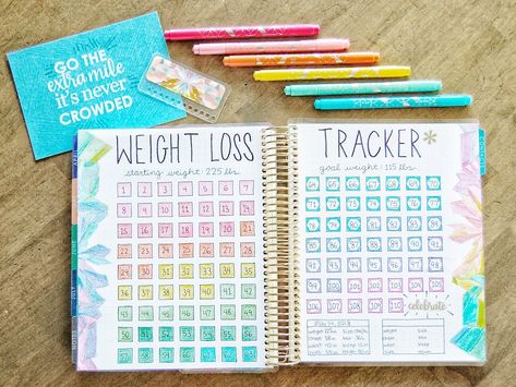 Bullet Journal Tracking, Bullet Journal Template, Weight Tracker, Bullet Journal Tracker, Bullet Journal Mood, Bullet Journal Notebook, Dot Journals, Bullet Journal Layout, Bullet Journal Inspo