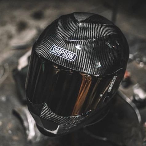 SIMPSON MOTORCYCLE HELMETS on Instagram: “There is something special about how the carbon fiber enhances the shape of the Ghost Bandit. 📷 photograph by @regs.id  #carbonfiber…” Bmw Helmet, The Ghost, Vroom Vroom, Motorcycle Helmets, The Shape, Motorcycle Accessories, Something Special, Carbon Fiber, Mood Board