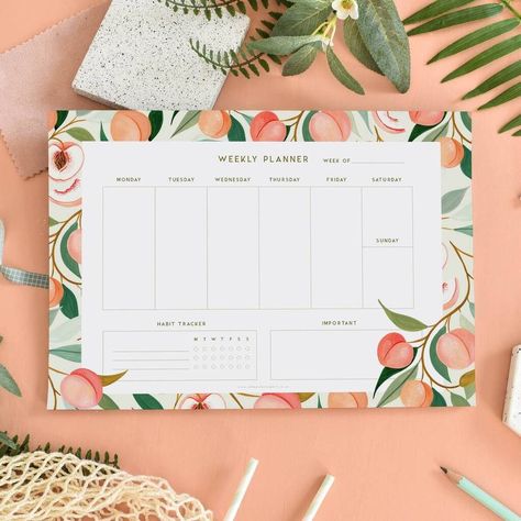 Amber Davenport, Notepad Crafts, Planner Desk, Organise Your Life, Weekly Planner Pad, Gallery Wall Nursery, Note Pad Design, Notebook Cover Design, Store Closing