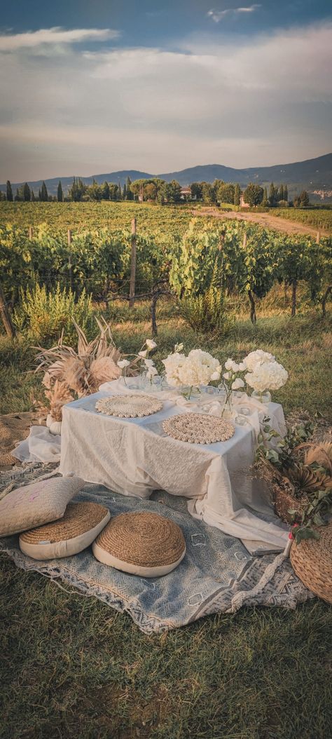 Romantic picnic in the Tuscan vineyard of Fattoria di Pagnana for a special Wedding Proposal Vineyard Proposal Ideas, Scenic Proposal, Picnic Proposal Ideas, Vineyard Proposal, Winery Proposal, Vineyard Picnic, Wedding Proposal Ideas Engagement, Simple Proposal, Picnic Proposal