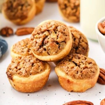 Classic Pecan Tassies - One Hot Oven Pecan Pie Tassies Recipe, Pecan Nut Tossies, Pecan Tassies With Cream Cheese Crust, Pecan Tassies Recipe Easy, Pecan Tassies Recipe, Mini Pecan Tarts, Pecan Tassie Recipe, Tassies Recipe, Pecan Pie Tarts