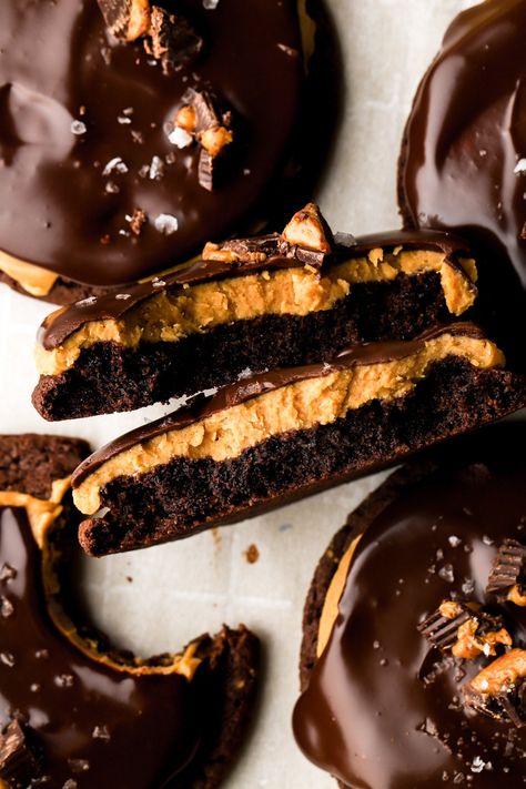 Dairy Free Ganache, Buckeye Cookies, Buckeyes Recipe, Ideas Lunch, Food Advice, Dark Chocolate Cookies, Girl Routine, Friday Blessings, Recipes Fall