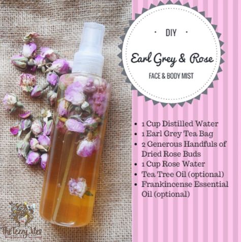 Rose Essential Oil Recipes, Body Spray Recipe, Diy Body Spray, Body Wash Recipe, Tea Tree Oil Face, Botanical Perfume, Rose Face, Diy Sprays, Rose Essential Oil