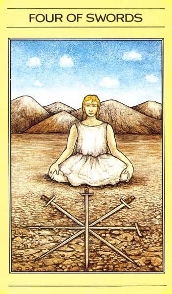 4 of Swords - Mythic Tarot  4 of Swords - Mythic Tarot  Welcome to day 55 of Show your fave  Today I used 4 of Swords from the Mythic Tarot  #cardoftheday #dailytarot #4ofSwords #Tarot #tarotcards #tarotdaily #TarotofTheDay #TarotReading #Mythic Tarot  #swords #Showyourfave Four Of Swords, Mythological Characters, Swords Tarot, Free Tarot Reading, Oracle Card Reading, Daily Tarot, Tarot Cards Art, Tarot Card Meanings, Tarot Readings