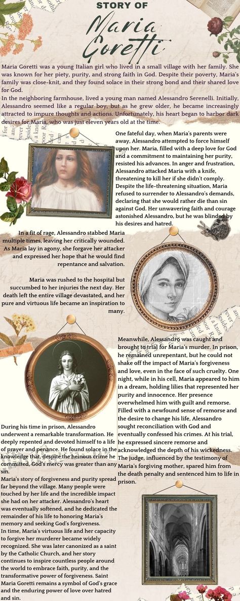 St Maria Goretti Quotes, Saint Maria Goretti, St Maria Goretti, Catholic Theology, Maria Goretti, St Maria, Jesus Drawings, Saint Quotes Catholic, Saint Quotes