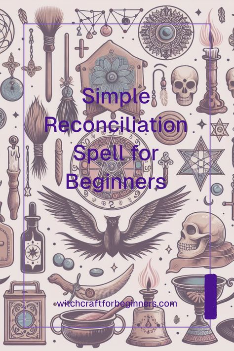 Ready to mend those relationships that matter most to you? Discover how to cast this easy reconciliation spell! Whether it’s with friends, family, or a special partner, practicing this spell can help restore loving connections. Cultivate positive energy, intention, and a peaceful atmosphere to aid the process. Remember, belief and resolve power your magic! Heal rifts and warm hearts by engaging in this affirming practice Family Reconciliation Spell, Reconnection Spell, Spell For Beginners, Reconciliation Spell, Relationship Spells, Witchcraft Basics, Charmed Spells, Wiccan Rede, Wicca For Beginners