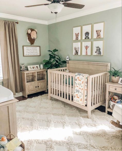 Woodsy Nursery, Cozy Baby Room, Pooh Nursery, Christian Nursery, Boy Nursery Themes, Baby Nursery Inspiration, Baby Room Neutral, Baby Room Themes, Baby Boy Room Decor