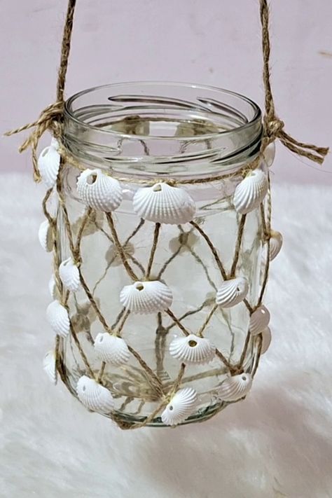 DIY,craft,lifehacks,tricks,tips,DIY projects,DIY activities,Handcraft,easy life hacks,decor,decoration,ways,how to,make,fun,crafts for adults,craft ideas,craft stack,diy projects,do it yourself,home decor,useful things,diy,home decor ideas,glass jar ideas,glass jar,home ideas,needlework,master class,8 ideas,life hack,life hacks,ideas,how to make,diy activities,home decorating ideas,home decoration ideas,crafts,jute jar,seashell jar Empty Glass Jars Ideas, Glass Jar Ideas, Fun Crafts For Adults, Seashell Jar, Shell Jar, Easy Life Hacks, Jar Decoration, Reuse Crafts, Do It Yourself Home Decor