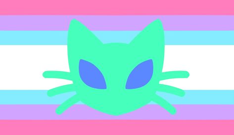 Alien Cat, Different Flags, Gender Pronouns, Cat Species, Gender Flags, Gotta Catch Them All, Lgbtq Flags, Lgbt Flag, Religious Symbols