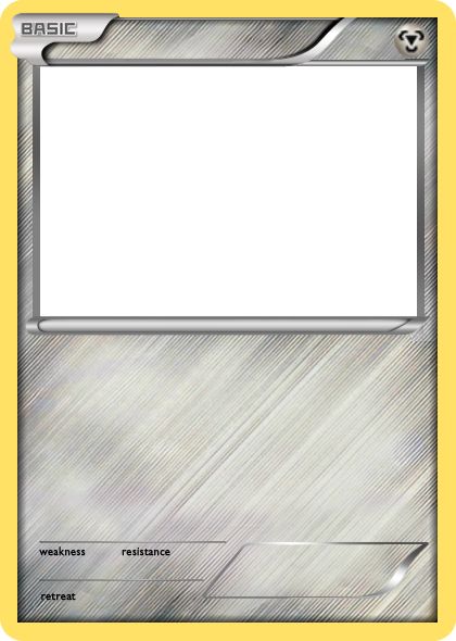 BW Metal basic Pokemon card blank by The-Ketchi Make Your Own Pokemon Card, Pokemon Card Template Blank, Pokemon Template, Pokemon Birthday Card, Pokemon Card Template, Pokemon Invitations, Transformers Coloring Pages, Trading Card Template, Kartu Pokemon