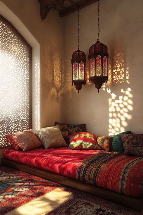 Micro bedroom concept. Moroccan lanterns over red low platform bed.

Ready for an interior design pilgrimage around 55 of the globe's most boho-eclectic tiny house loft bedrooms? Prepare to delve into a world of vibrant color palettes, sustainably-sourced materials, and space-optimizing decor, all curated in snug sleeping lofts that flawlessly embody free-spirited living. Get inspired by these unique sleep sanctuaries…

Read more: https://tastyinteriors.com/generated-post-55-boho-eclectic-tiny-house-loft-bedrooms-globally-inspired-sleep-sanctuaries/ Micro Bedroom, Tiny House Loft Bedroom, Wabi Sabi Dining, Loft Bedrooms, Bedroom Concept, Low Platform Bed, Tiny House Loft, House Loft, Sleep Sanctuary