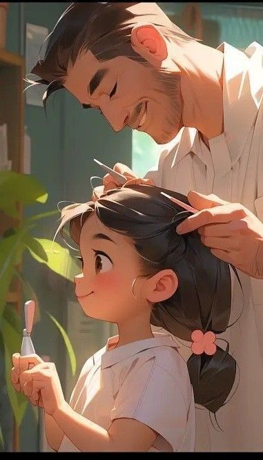 Coloring Illustration, Father's Day Illustration, Top 10 Facts, At Hospital, White Lab Coat, Father Art, The Best Anime, Mtg Art, Hd Anime Wallpapers