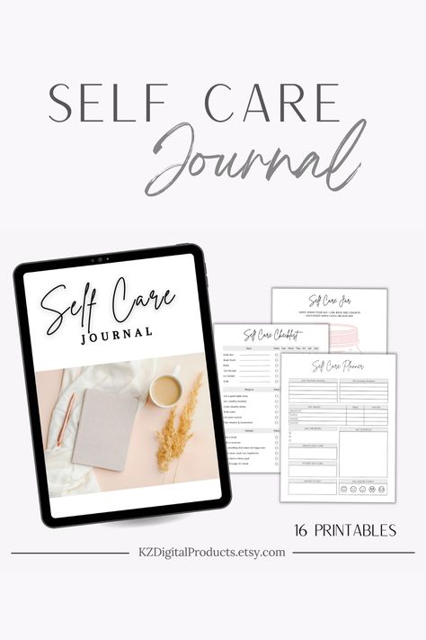 Self Care Journal, Self Care Printable, Mental Health Journal, Wellness Journal, Self Care Workbook, Self Love Planner, Self Care Journal, Self Care Planner, Self Love Prompts, Self Care Prompts, Self Care Checklist, Habit Tracker Self Love Prompts, Love Prompts, Self Care Workbook, Self Care Printable, Journal Wellness, Journal Self Care, Planner Self Care, Self Care Journal, Self Care Planner