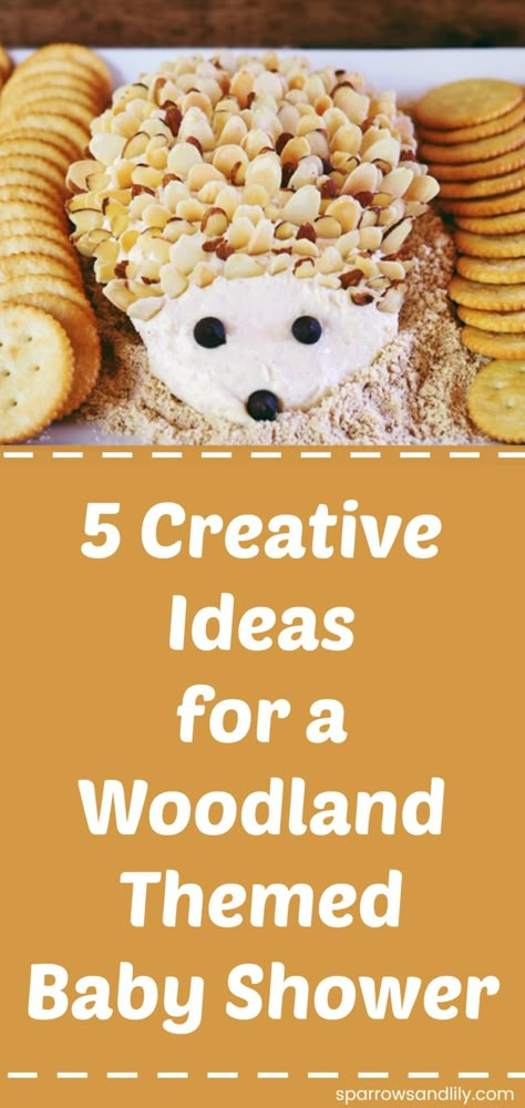 Woodland Baby Shower Theme Decorations, Woodland Baby Shower Theme Boy, Woodland Baby Shower Food, Baby Shower Appetizers, Woodland Theme Baby, Modern Baby Shower Games, Woodland Baby Shower Decorations, Baby Shower Woodland Theme