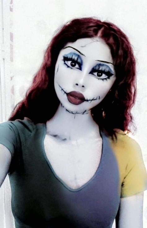 Sally Makeup, Halloween Face, Face Makeup, Halloween Face Makeup, Make Up, Makeup